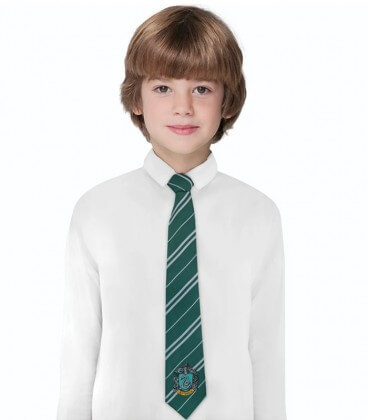 Cravate Enfants - Serpentard,  Harry Potter, Boutique Harry Potter, The Wizard's Shop