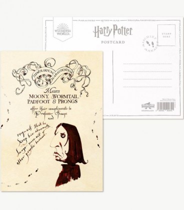 "Message to Professor Snape..." Post card