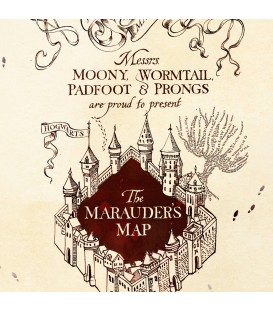 Carte Postale "Carte du Maraudeur".,  Harry Potter, Boutique Harry Potter, The Wizard's Shop
