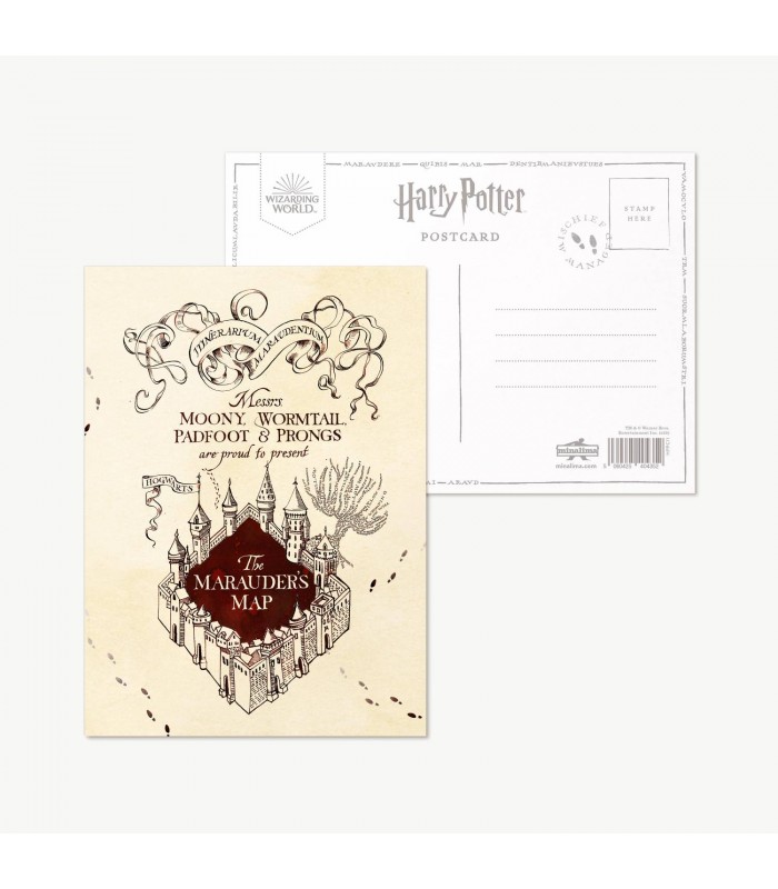 Présentoir baguettes Carte du Maraudeur - Harry Potter - 3 Reliques Harry  Potter