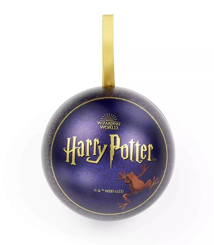 Boule de Noël et pin's Chocogrenouille - Harry Potter