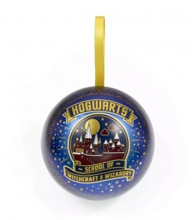 Christmas bauble School of witchcraft - Hogwarts necklace - Harry Potter