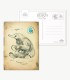 Carte Postale Mystère Minalima - Animaux Fantastiques,  Harry Potter, Boutique Harry Potter, The Wizard's Shop