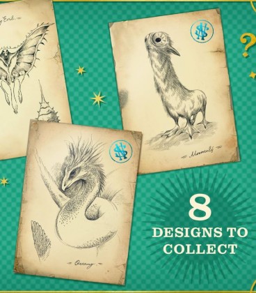 Carte Postale Mystère Minalima - Animaux Fantastiques,  Harry Potter, Boutique Harry Potter, The Wizard's Shop