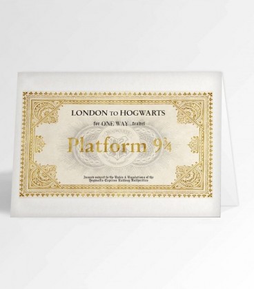 Platform 9 3/4 Greeting Card - Harry Potter
