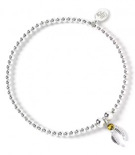 Bracelet à perles Vif d’Or - Argent 925ème avec Cristaux - Harry Potter,  Harry Potter, Boutique Harry Potter, The Wizard's Shop