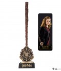 Stylo Baguette 25 cm avec Support et Marque-page lenticulaire Hermione Granger