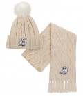 Set beanie and scarf Hedwig- Harry Potter