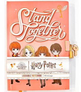 Stand Together Padlock Notebook - Harry Potter