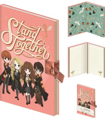 Stand Together Padlock Notebook - Harry Potter