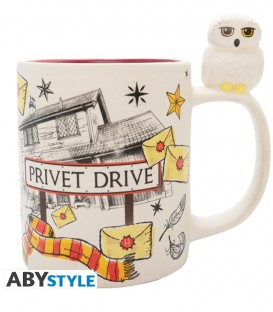 Mug 3D Privet Drive & anse Hedwige - HP