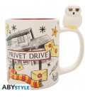 3D mug Privet Drive & Hedwig handle - HP