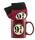 Set cadeau Mug et Chaussettes Quai 9 3/4 - Harry Potter