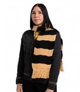 Hufflepuff striped scarf - Harry Potter