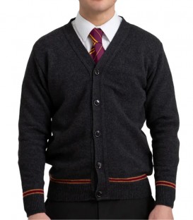 Cardigan Gryffondor col V - Harry Potter,  Harry Potter, Boutique Harry Potter, The Wizard's Shop