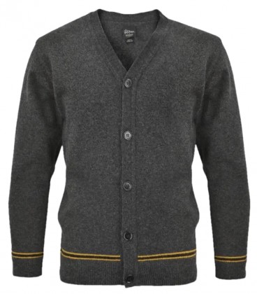 Hufflepuff V-neck cardigan - kids - Harry Potter