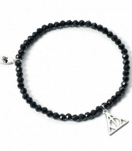 Bracelet Charm à perles noires Les Reliques de la Mort - Argent 925,  Harry Potter, Boutique Harry Potter, The Wizard's Shop