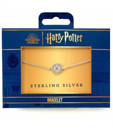 Sterling silver Time Turner Charm Bracelet - Harry Potter