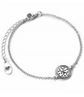 Sterling silver Time Turner Charm Bracelet - Harry Potter