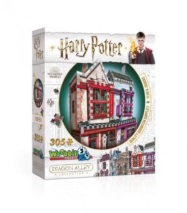 Puzzle 3D - Boutique Accessoires de Quidditch et Slug and Jiggers,  Harry Potter, Boutique Harry Potter, The Wizard's Shop