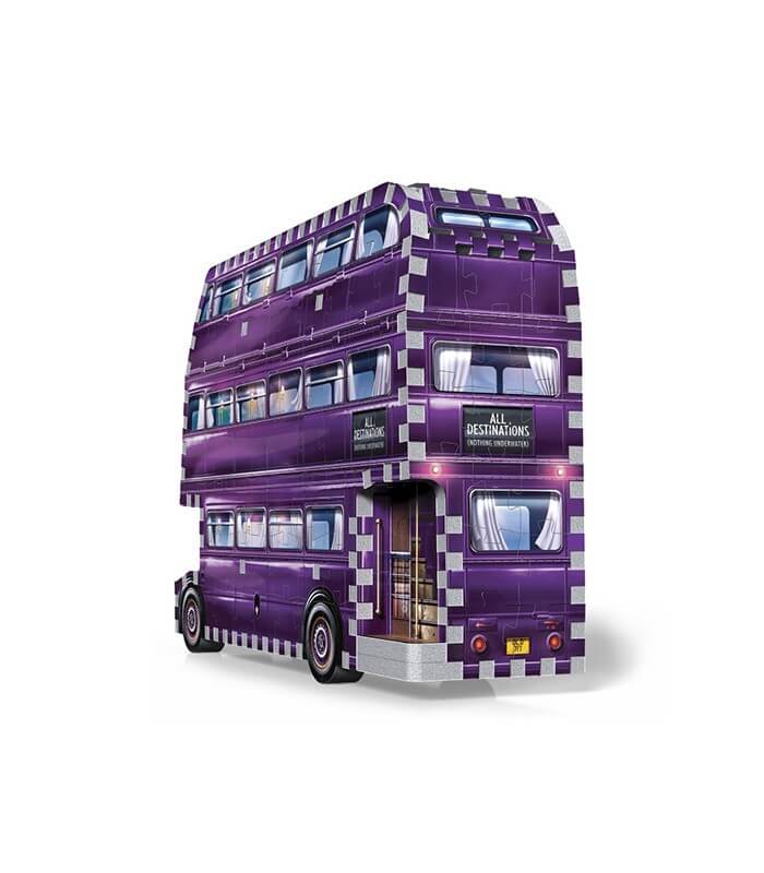 Harry Potter The Burrow, Hagrid's Hut, The Knight Bus 3D Puzzle