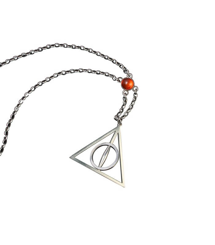 Official Harry Potter Xenophilius Lovegood Necklace with Case Deathly Hallows 